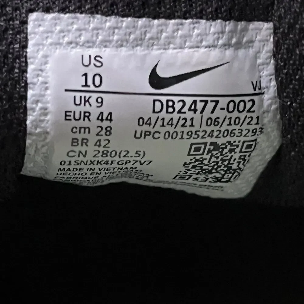 Nike Men's Crater Impact Black Shoes Sneakers Size 10 Style DB2477-002